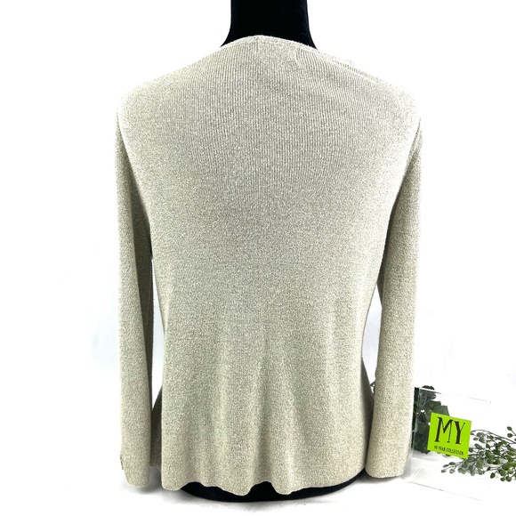 Sigrid Olsen Sport Cream Color Lightweight Sweater Size S - Picture 7 of 13